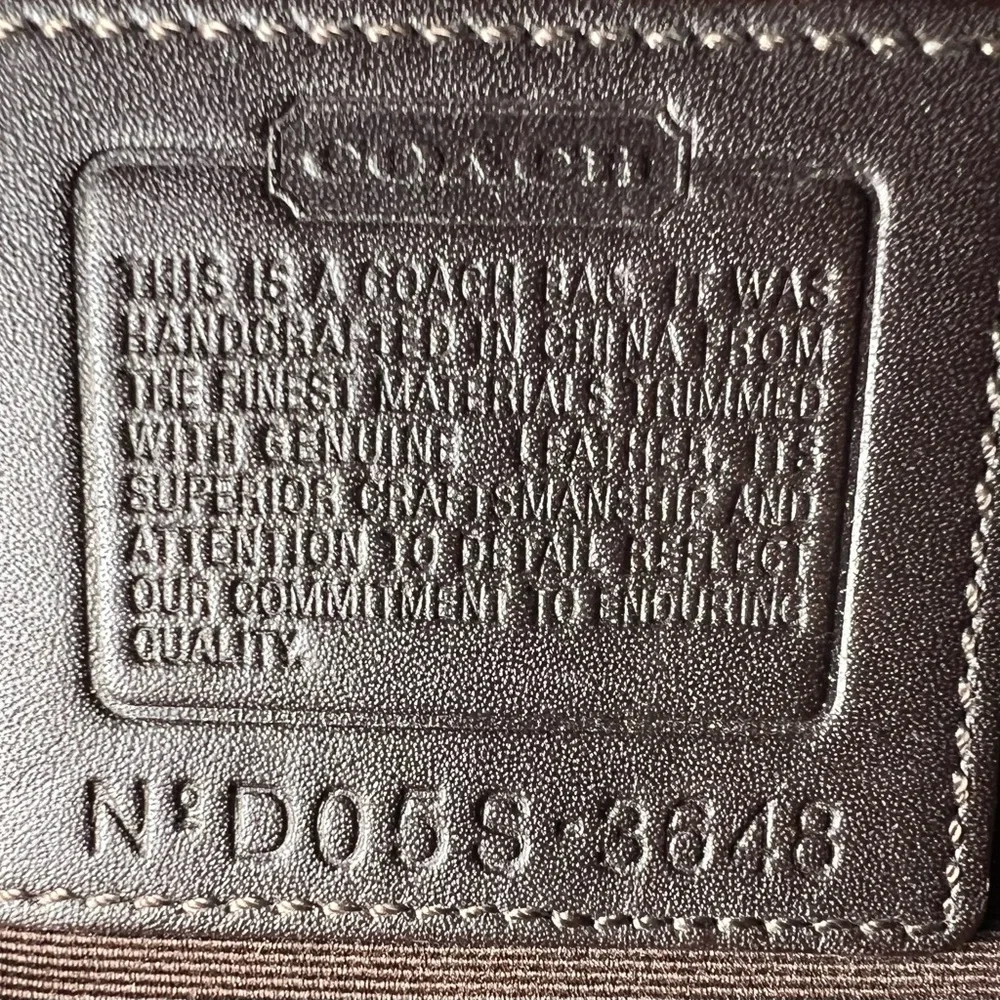 ❣️SALE❣️COACH Vintage SoHo Suede Leather & Jacquard Canvas, Gorgeous Condition - Picture 15 of 15